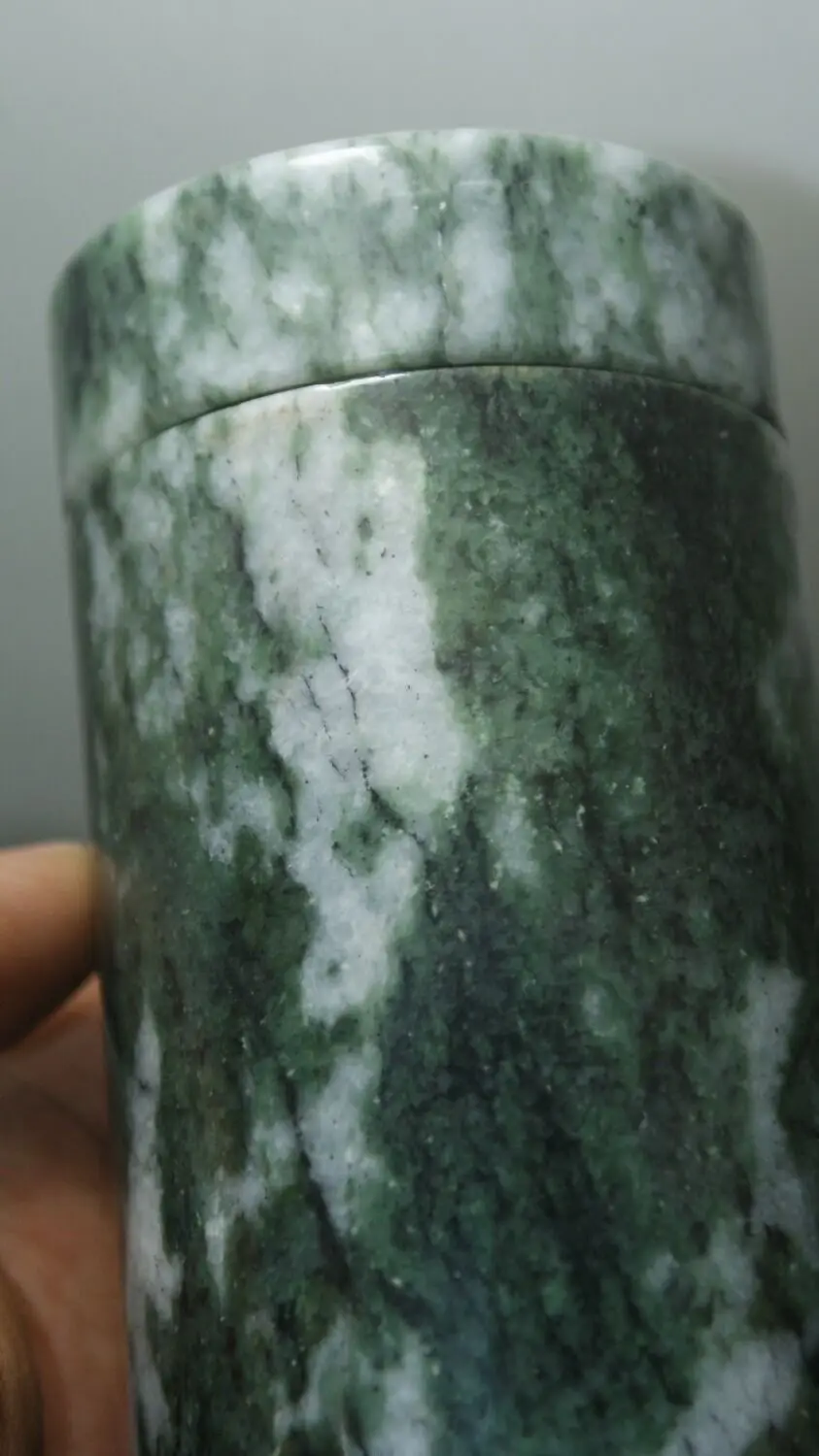 

Китайская чайная чашка, красивая чашка для чая ручной работы из нефрита естественного цвета