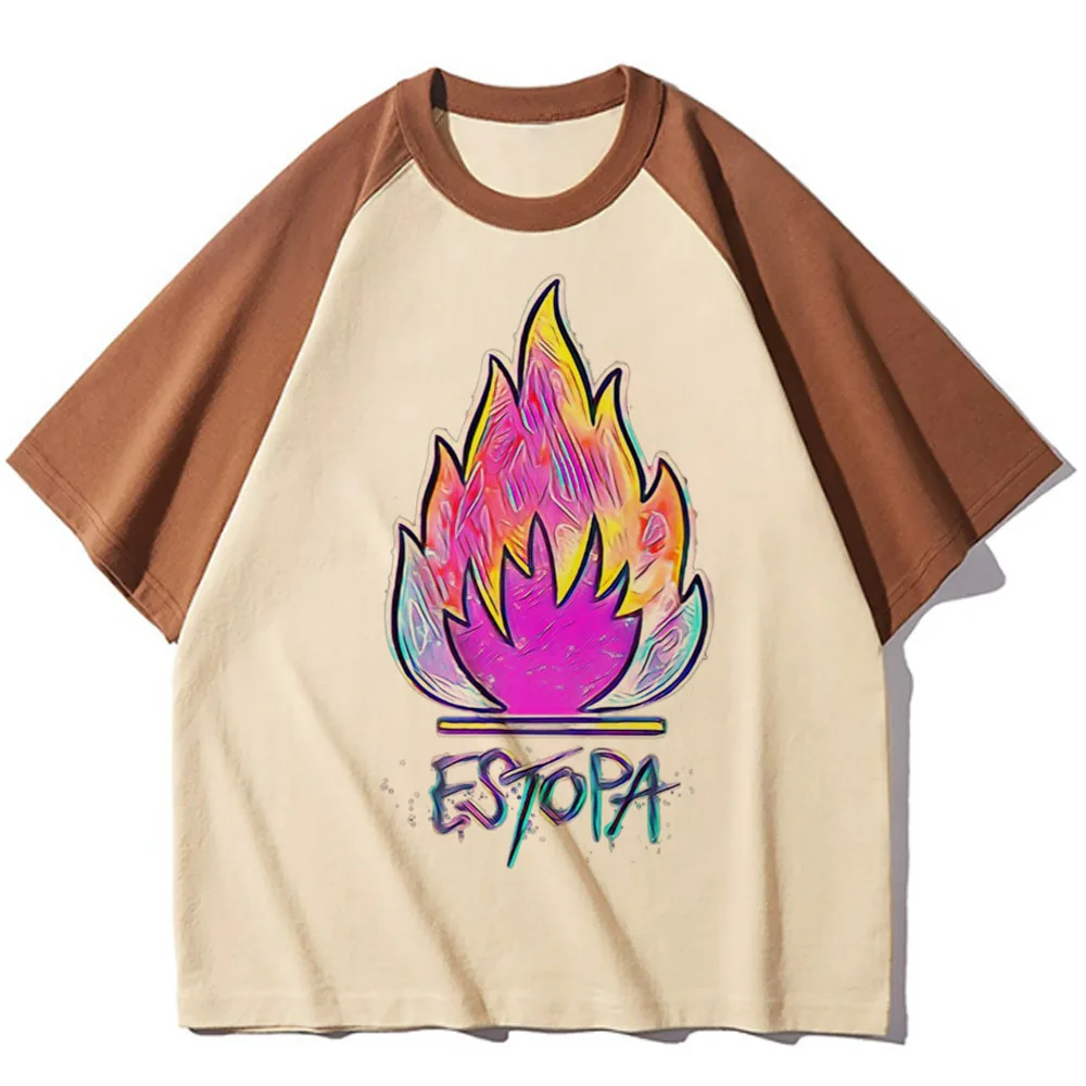 Футболка Estopa женская с принтом манга быстросохнущая тенниска в современном