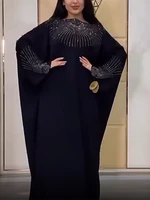ramadan black muslim hijab dress women prayer garment jilbab abaya dubai long khimar islam clothes kaftan maxi robe djellaba