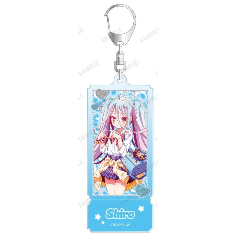 Фото Брелок-подвеска из акрила NO GAME NO LIFE 15 см: Шви, Широ, Джирриль, Изуна, Хацусе. Изысканные товары, подарки для фестивалей. №4