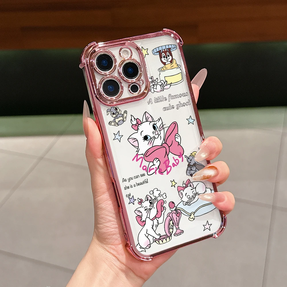 Фото Чехол для телефона Aristocats M-Maries Cat для Samsung Galaxy S26 S25 S24 S23 S22 S21 S20 FE Ultra Plus 5G, прозрачный, с защитой от падений №2