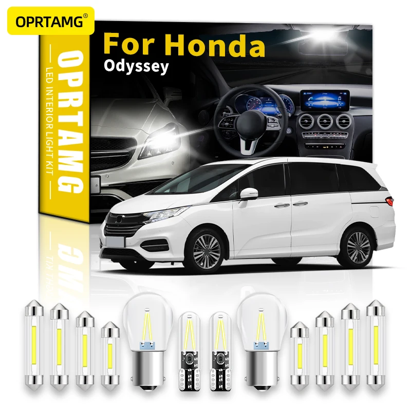 

Автомобильные аксессуары OPRTAMG Canbus для Honda Odyssey 1995 1996 1997-1998, фото карта, купол, багажник, комплект освещения, светодиодные лампы