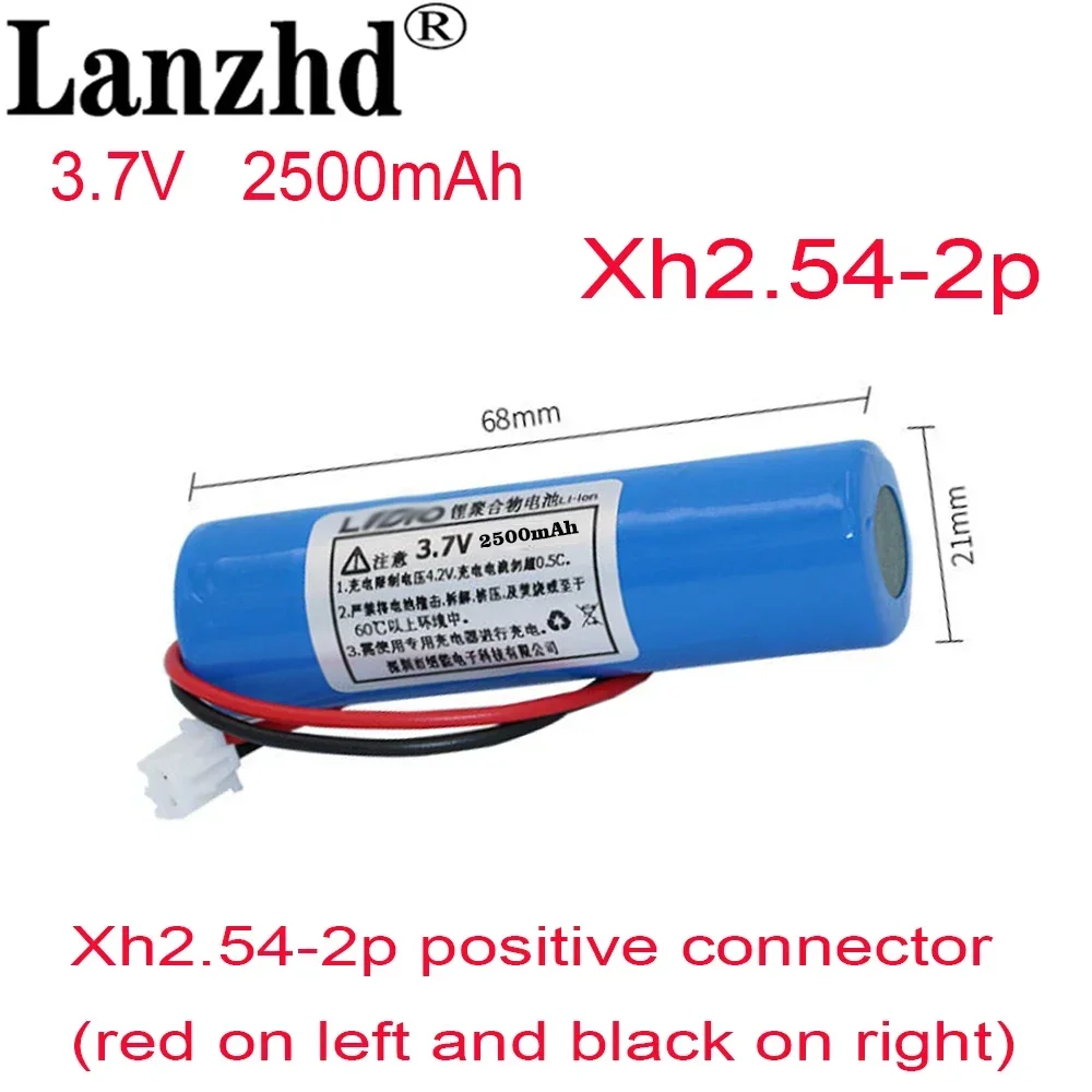 1-10 шт. литиевый аккумулятор 3 7 в 2 Ач 18650 мАч