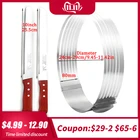 3 шт.компл. Регулируемый слой торта, жаростойкая посуда, инструменты для выпечки тортов, режущий мусс, кухонный шеф-повар, резак для торта, устройство, форма