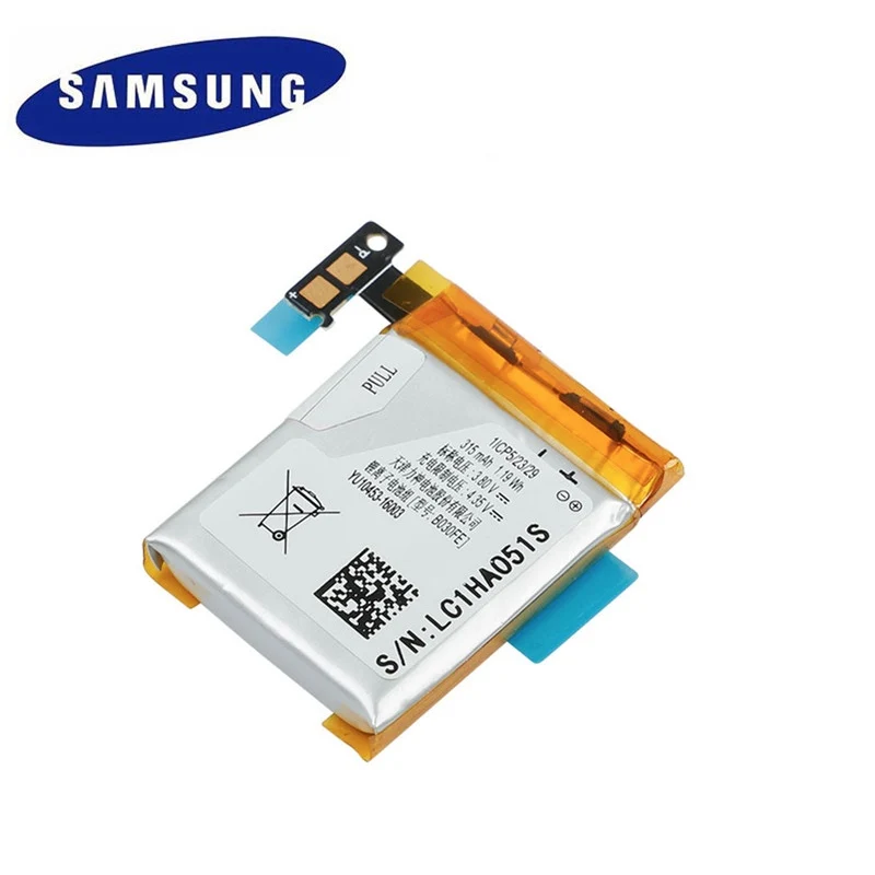 Оригинальный аккумулятор Samsung B030FE для Gear 1 SM-V700 V700 SMV700 высококачественный 315 мАч +