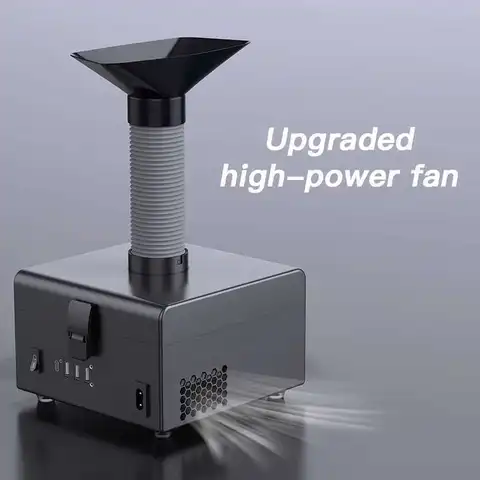 150 Вт приспособление для пайки двигателя с 6 шт. фильтром из хлопка, модернизированный мощный вентилятор, портативный сварочный дымопоглотитель