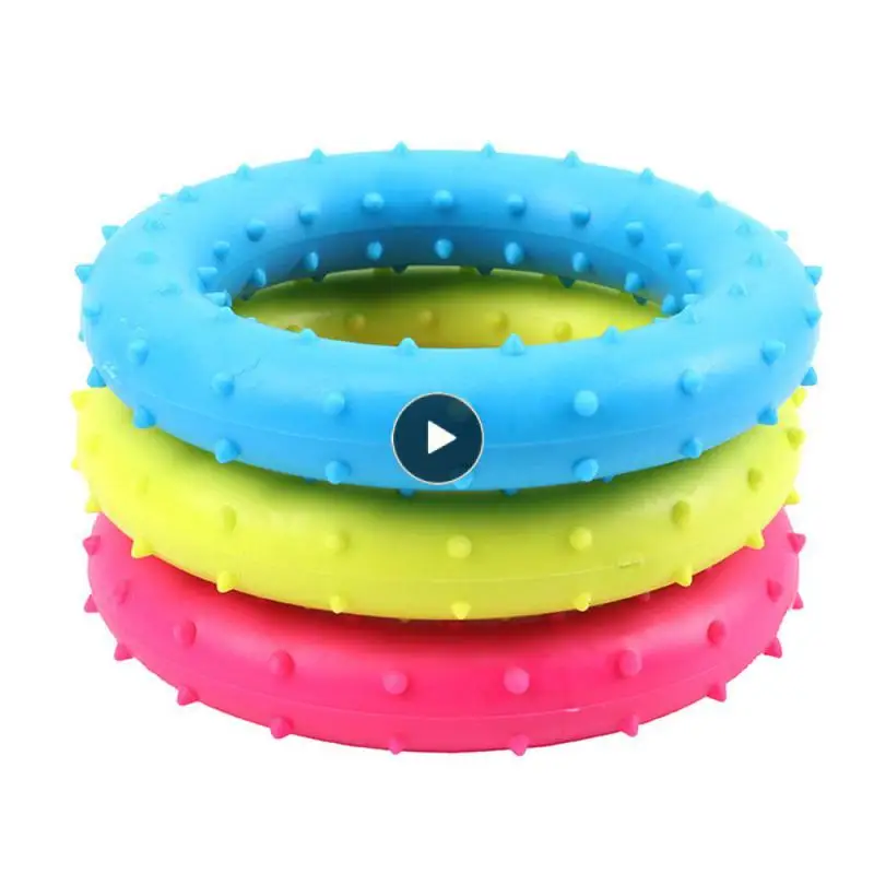 

Aggressive Chewing Training Ring Puller Diameter 8cm Thorn Circle Pet Toy Anti-bite Floating Dog Toys Pet Accessories Tpr