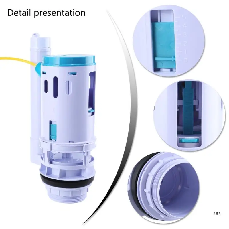 Модернизированный набор механизмов для унитаза с двойным смывом. Набор