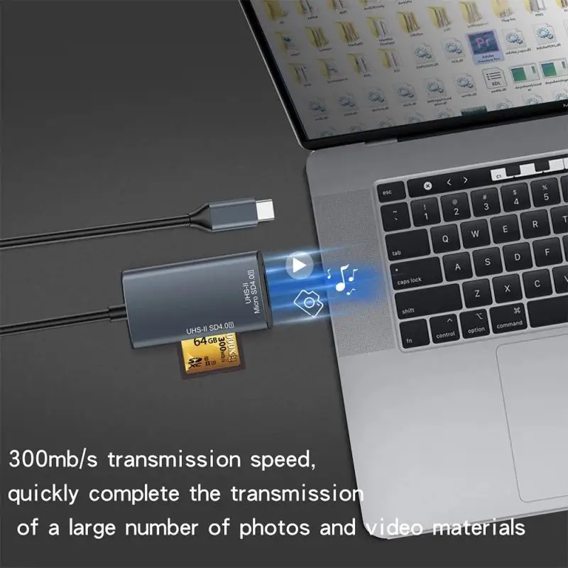 

4,0 кардридер Usb-c Hub, многофункциональный адаптер, Ocking станция Hub 2 в 1 Type C для Sd/tf кардридера памяти