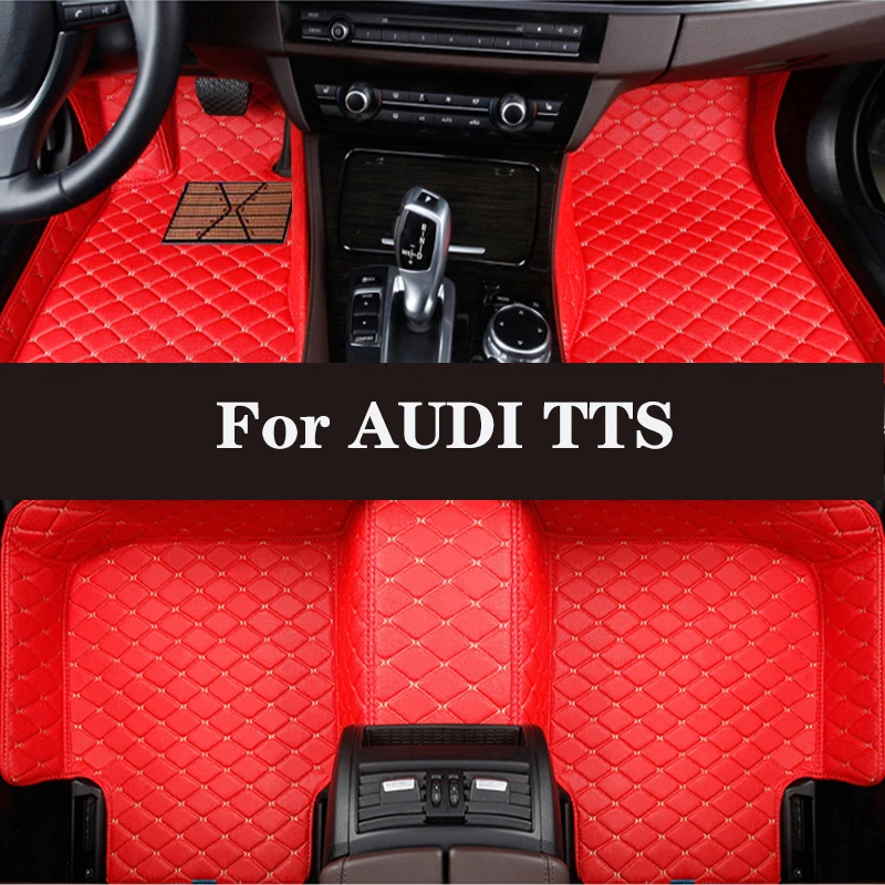 

Кожаный Автомобильный напольный коврик для AUDI TTS 2015-2017 (модельный год)