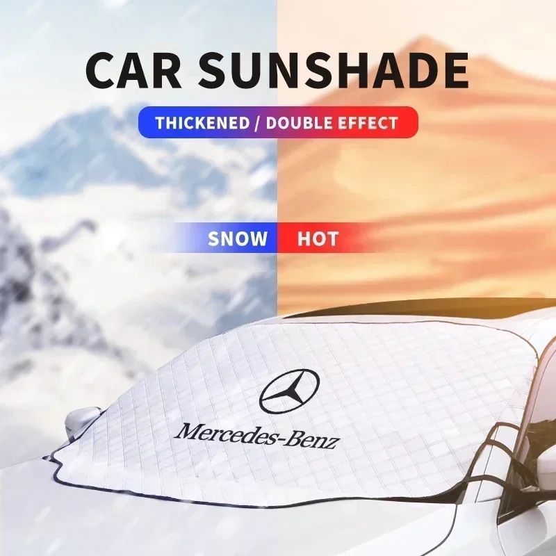 Автомобильный защитный козырек от снега и льда солнца термоизоляция для