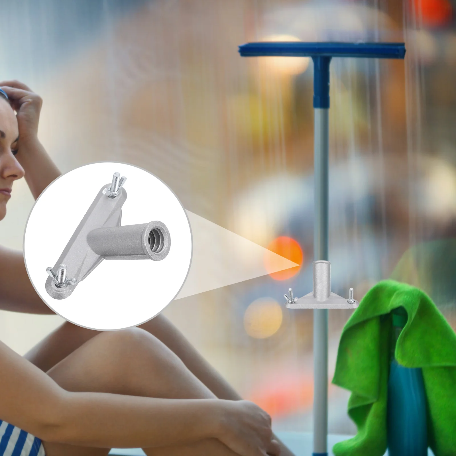 Кронштейн для головки метлы соединительный столб ручка адаптер роликовая щетка