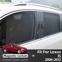 for lexus is250 2006 2013 magnetic mesh curtain shield car front car window sun shade uv protect windshield sunshade cover