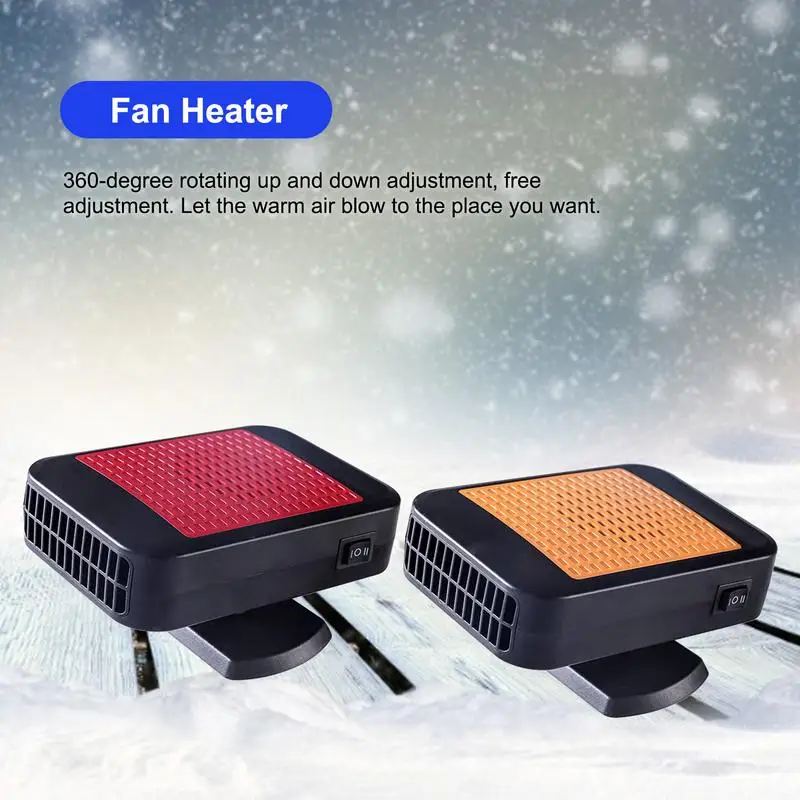 

Multifunction Car Heater 12V-24V Portable Car Interior Heating Fan Durable Defrosting And Defogging Car Heater Winter Warming