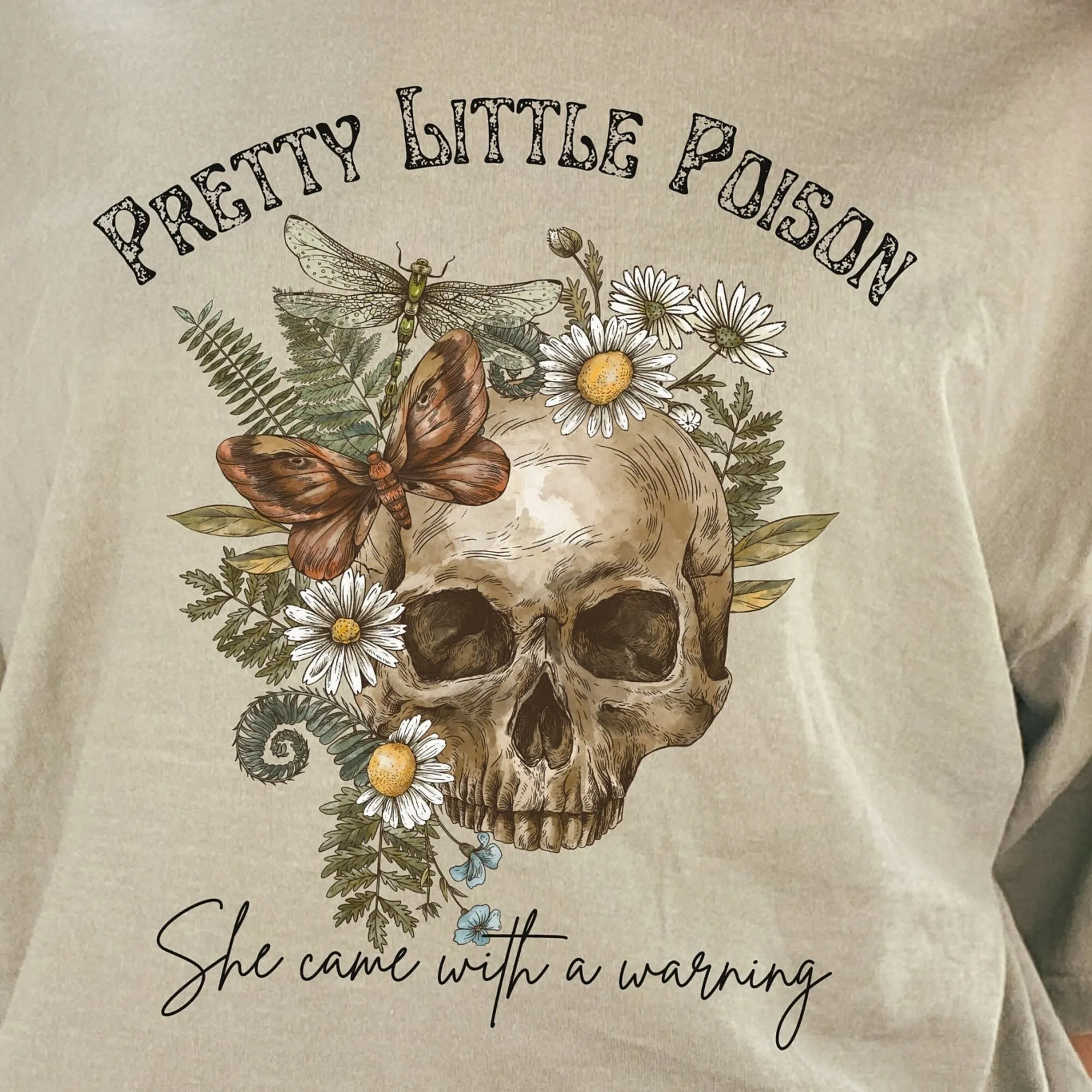 Футболка с рисунком Черепа скелета длинным или коротким рукавом