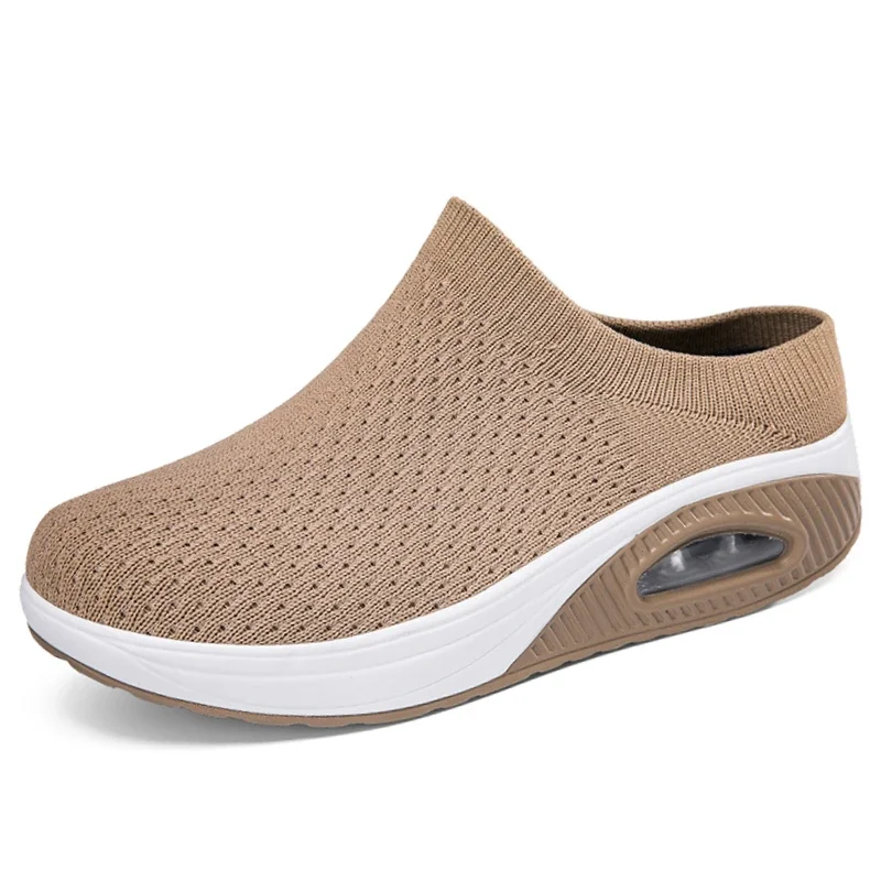 Женские кроссовки без шнуровки повседневная спортивная обувь на платформе