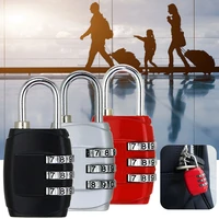 luggage gym password lock padlock mini anti theft metal luggage cabinet lock travel safe anti theft security lock cijfersloten