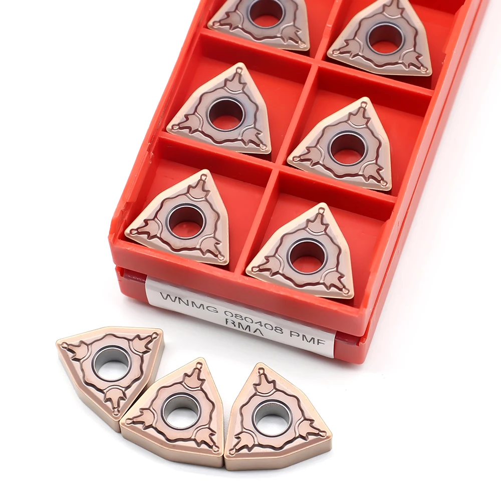 

Токарный станок с ЧПУ WNMG080408 PMF, высококачественные карбидные лезвия, инструменты для деталей из нержавеющей стали