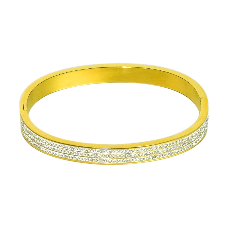 

2022 браслет из титановой стали для женщин, серебряный, белый, розовое золото, модный, роскошный бренд, африканские украшения, Дубай, Свадебная...