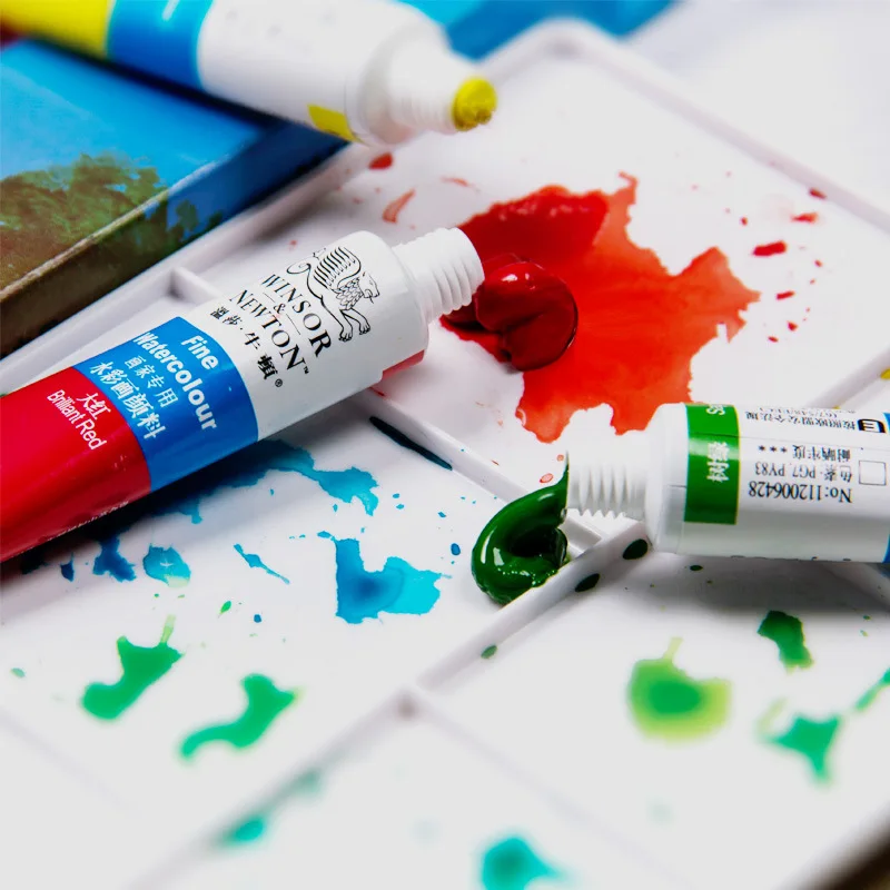 WINSOR&ampNEWTON Professional Watercolor Paint/Pigment 12/18/24/36 Colors 10ML Water Color Painting Pigment for Artists Smooth Fine - купить