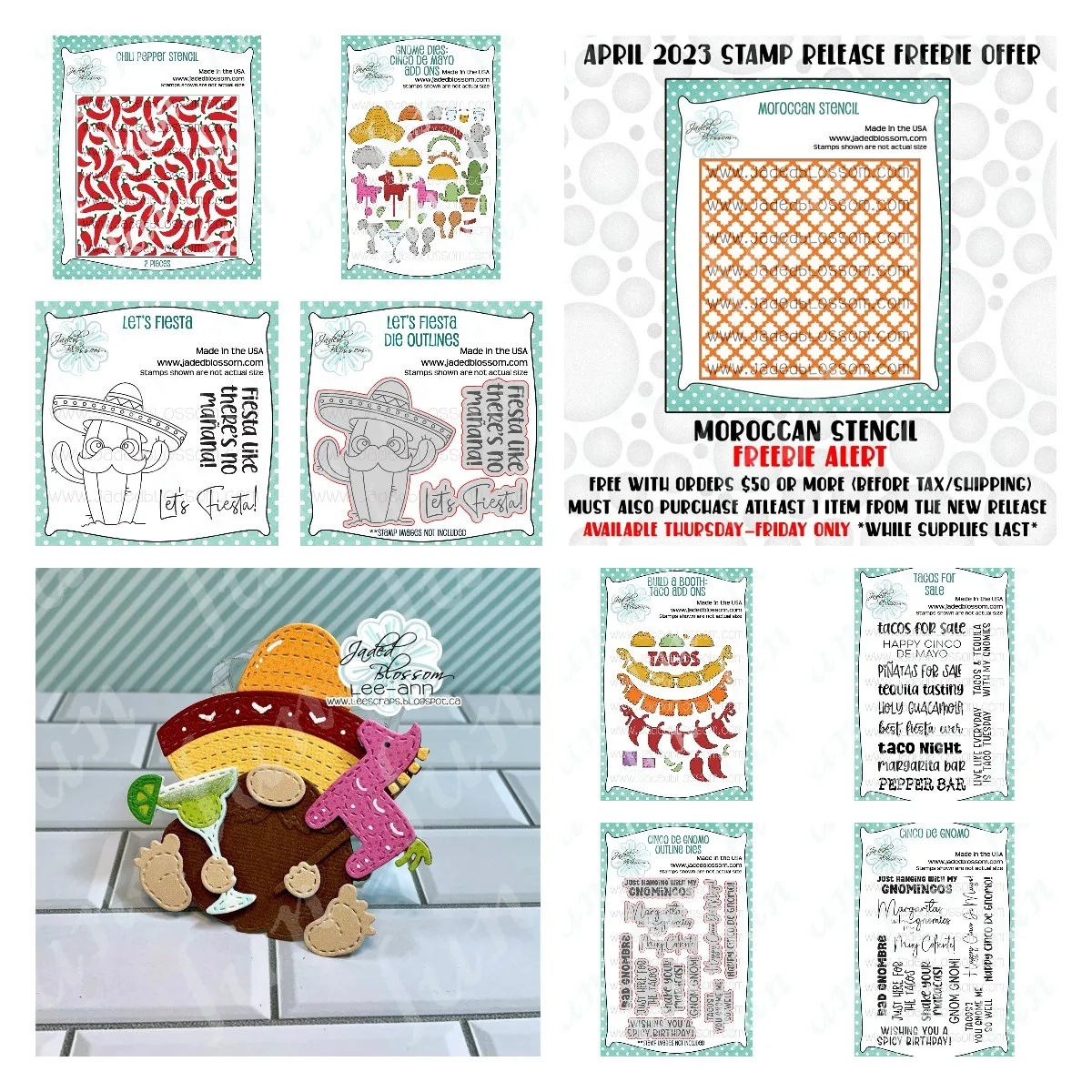 

April 2023 Stamp Release Gnome Add Ons Cutting Dies Clear Stamps and Stencils Mold Sets Diy Scrapbooking Album Greeting Card