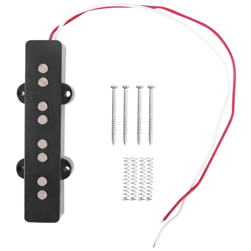 

New Pro Electric Bass Open Type Noiseless Bridge Pickup For 4 String Jazz Bass Jb Style