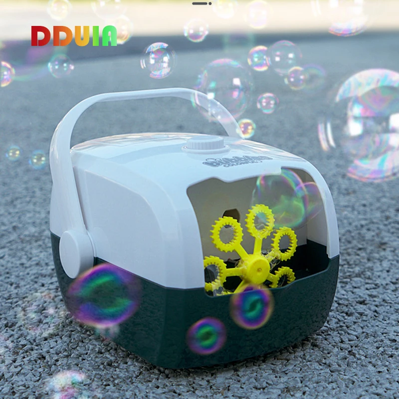 

Bubble Machine Kid's Toy Party Favors Automatic Blower Rechargeable Bubble Gun Outdoor Toys Portable Soap Bubble Toy