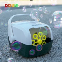 bubble machine kids toy party favors automatic blower rechargeable bubble gun outdoor toys portable soap bubble toy