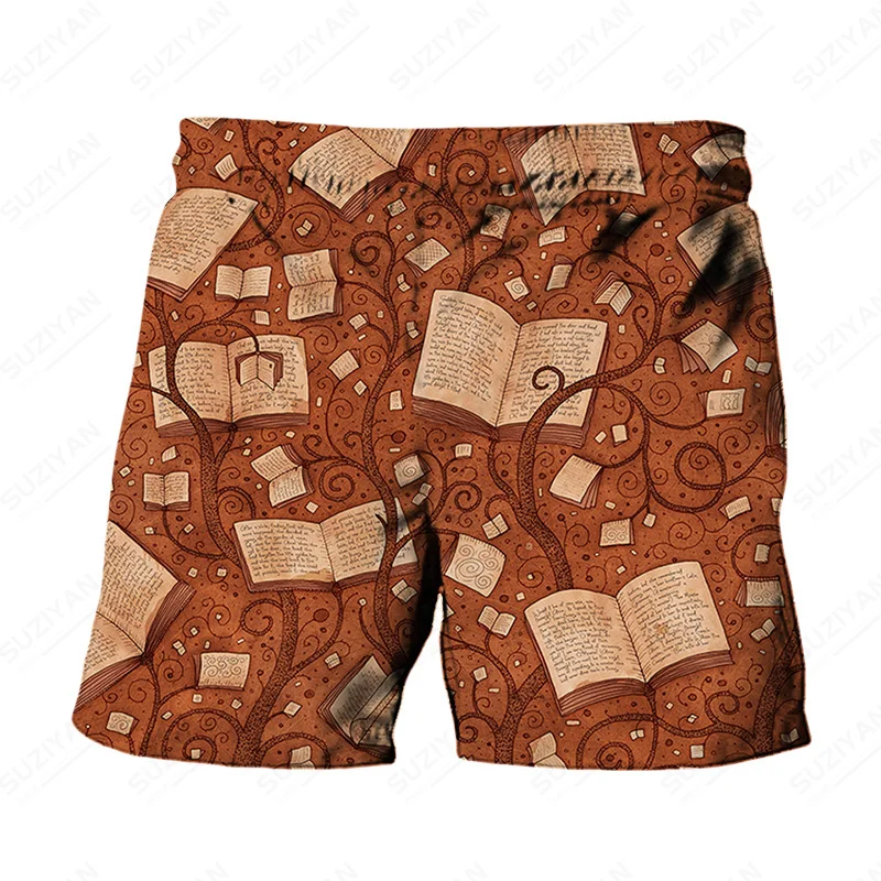 

Шорты мужские с винтажным рисунком, модные короткие штаны в городском стиле, с растениями, Harakuju Art, 2022