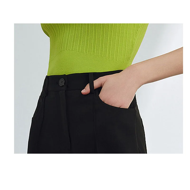 Светильник Роскошные триацетатные Сатиновые женские брюки темно-синие