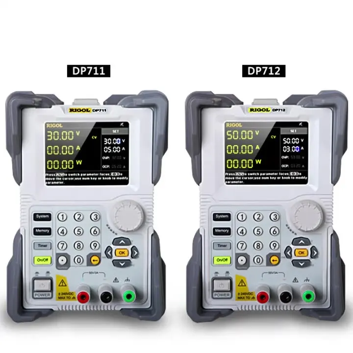 

DP712 50V/3A/150W output RS232 Interface 1 output channel Programmable Linear DC Power Supply