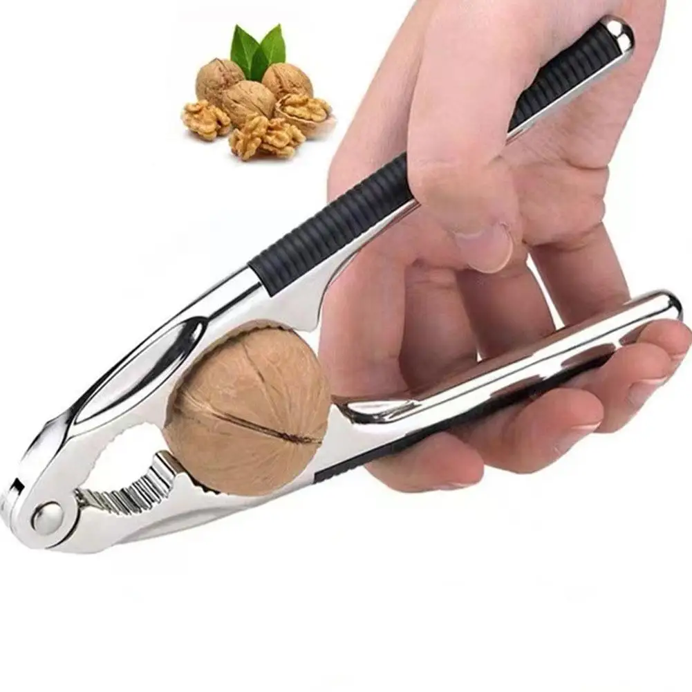 

1pc Zinc Alloy Walnut Nut Cracker Clip Sheller Quick Nutcracker Walnut Pecan Kitchen Almond Gadgets Accessories Tool I3j3