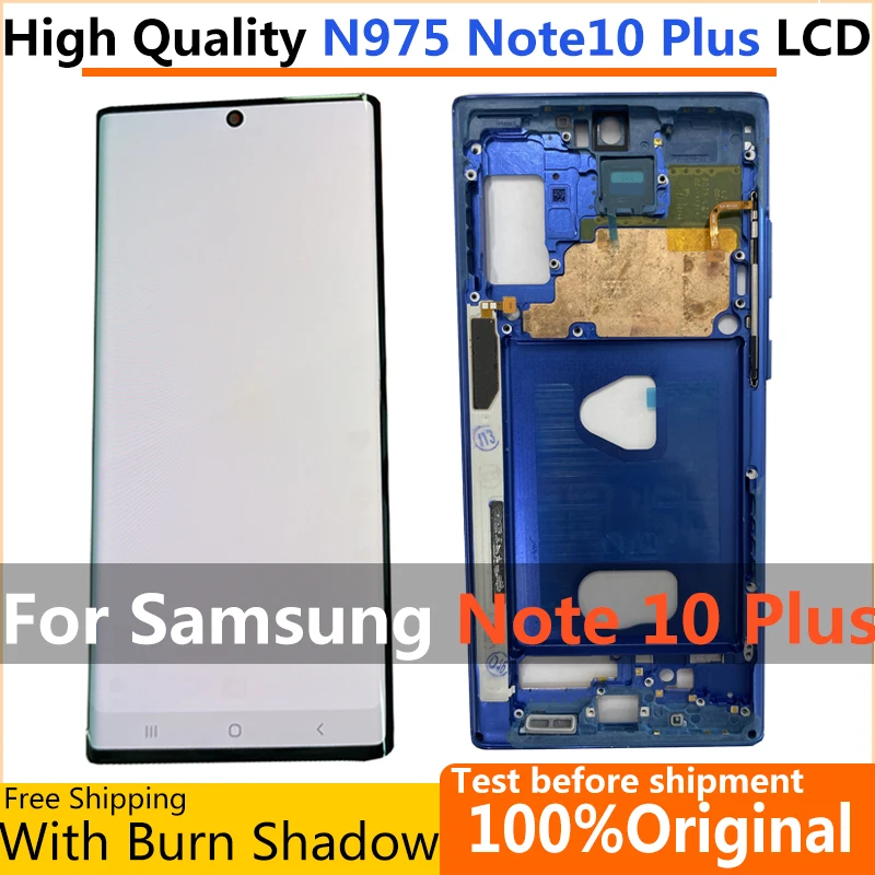 

ЖК-дисплей SUPER AMOLED для Samsung Galaxy Note10 plus N975 N9750 N975F, сенсорный экран с дигитайзером в сборе, оригинал