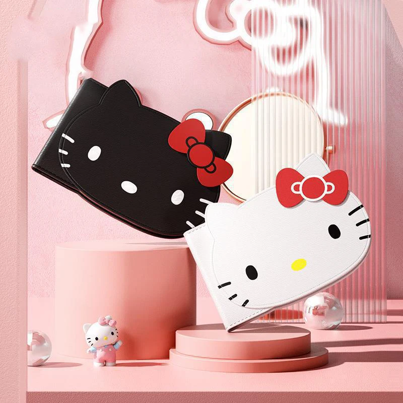 

Kawaii Sanrio Car Driving License Leather Case Hello Kittys Accessories Cute Document Holder Protective Case Toys for Girls Gift