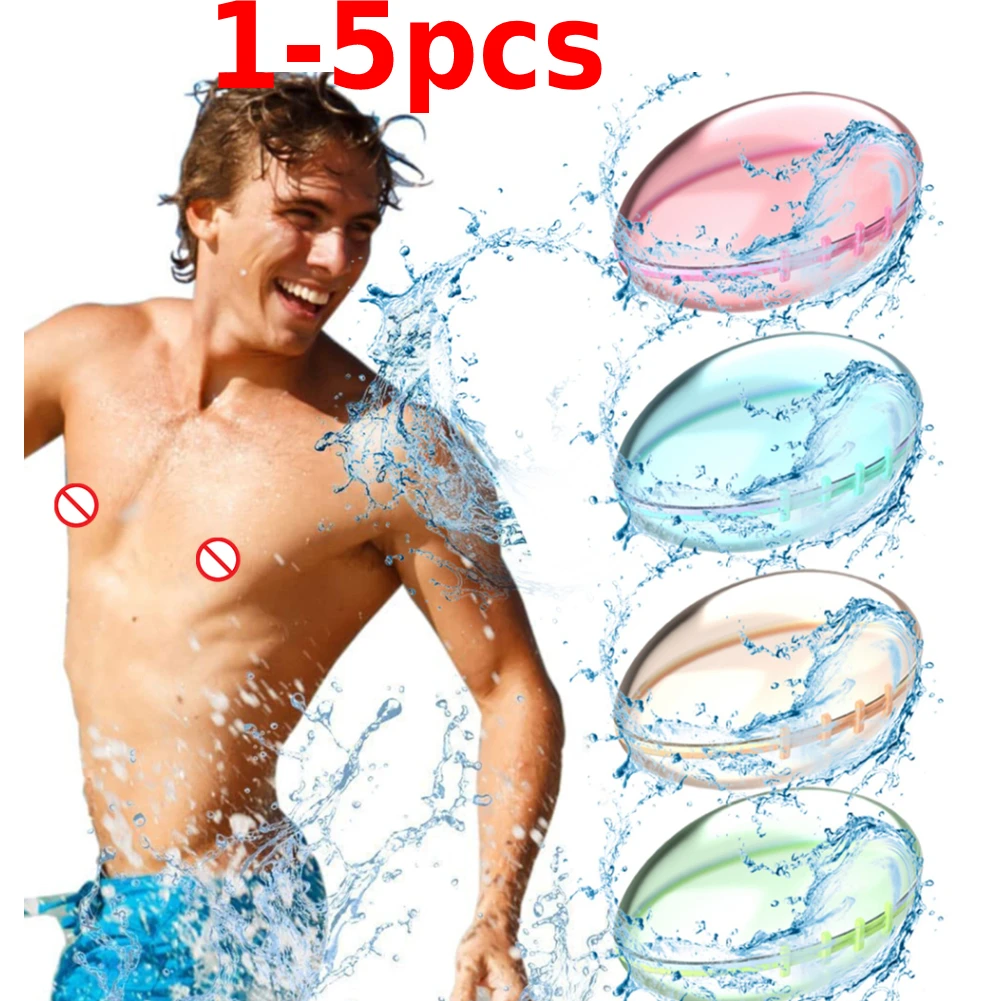 

Water Bomb Splash Balls Reusable Water Balloons Absorbent Ball Outdoor Pool Beach Play Toy Pool Party Favors Water Fight Games