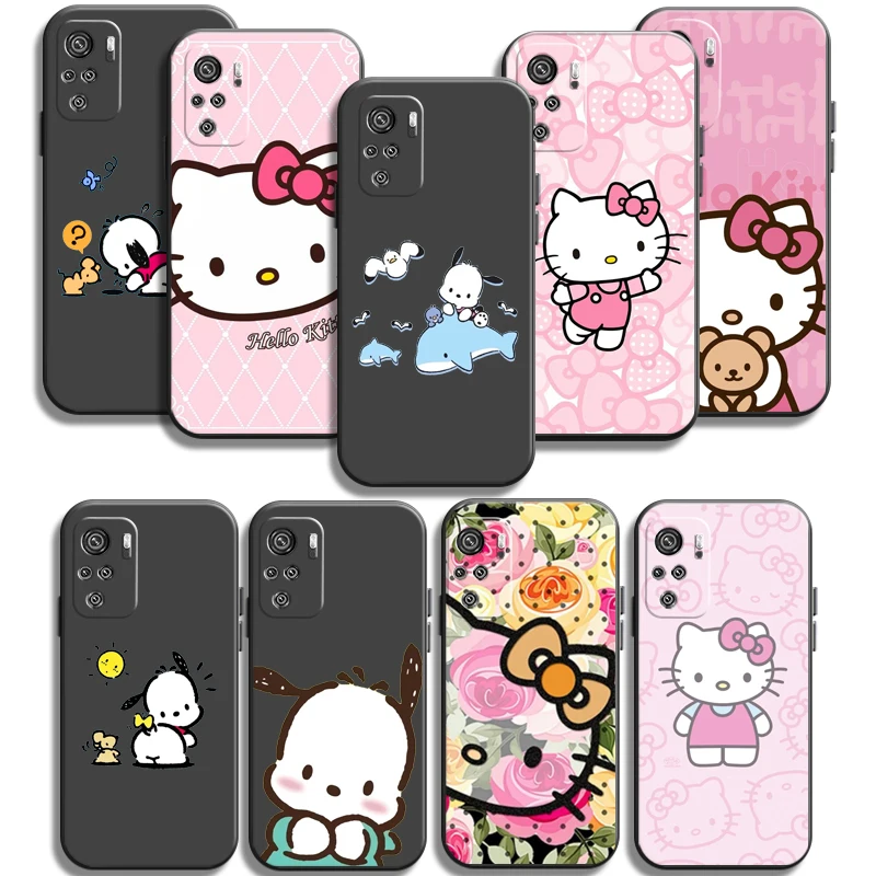 

2022 Hello Kitty Phone Cases For Xiaomi Redmi 7 7A 9 9A 9T 8A 8 2021 7 8 Pro Note 8 9 Note 9T Carcasa Funda Coque Soft TPU