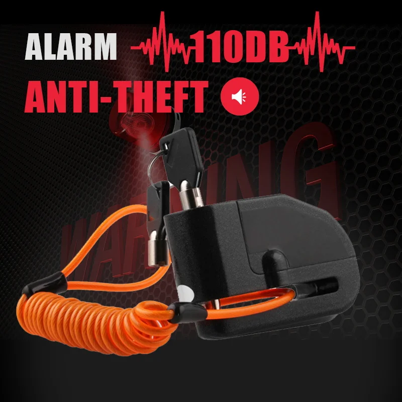 Блокировка для дискового тормоза мотоцикла 110 дБ |