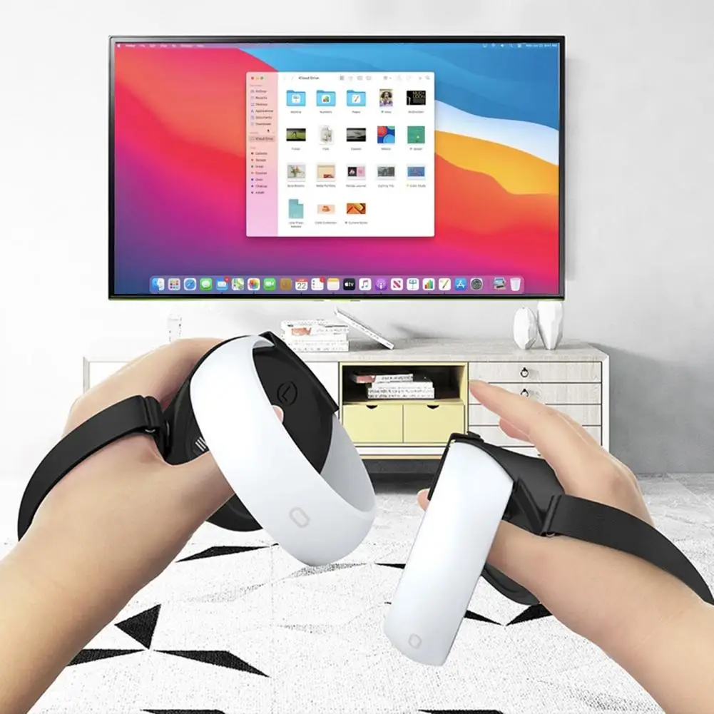 

VR Controller Cases 2Pcs Durable Ergonomic Silicone Controller Grip VR Handle Covers