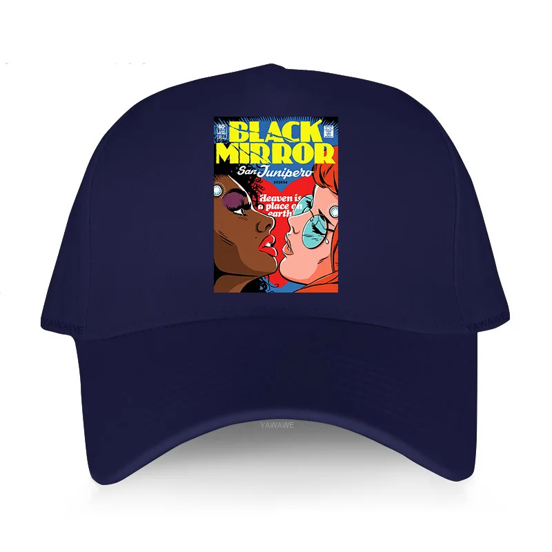 

Men's Fashion cotton printed Hat brand original Cap Black Mirror San Junipero Unisex Breathable Baseball cap Boyfriend hats