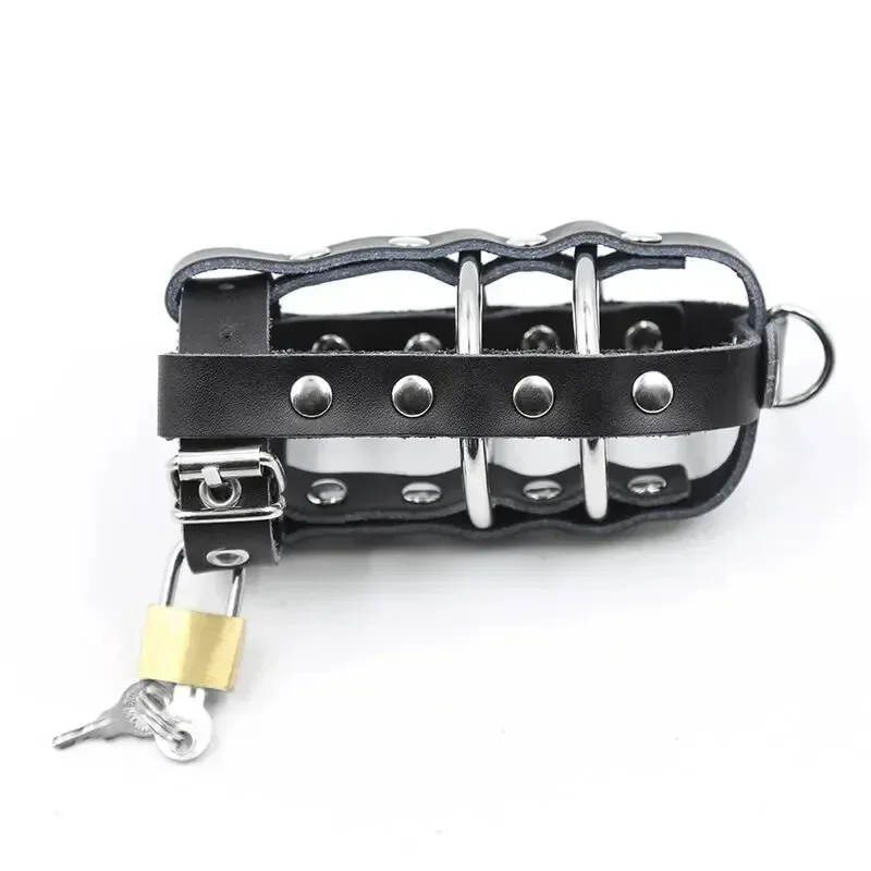 ć skórzane zamki penisa regulowana klamra klatka koguta metalowa blokowana pierścień urządzenie Chastity dla dorosłych gra erotyczna mężczyzn