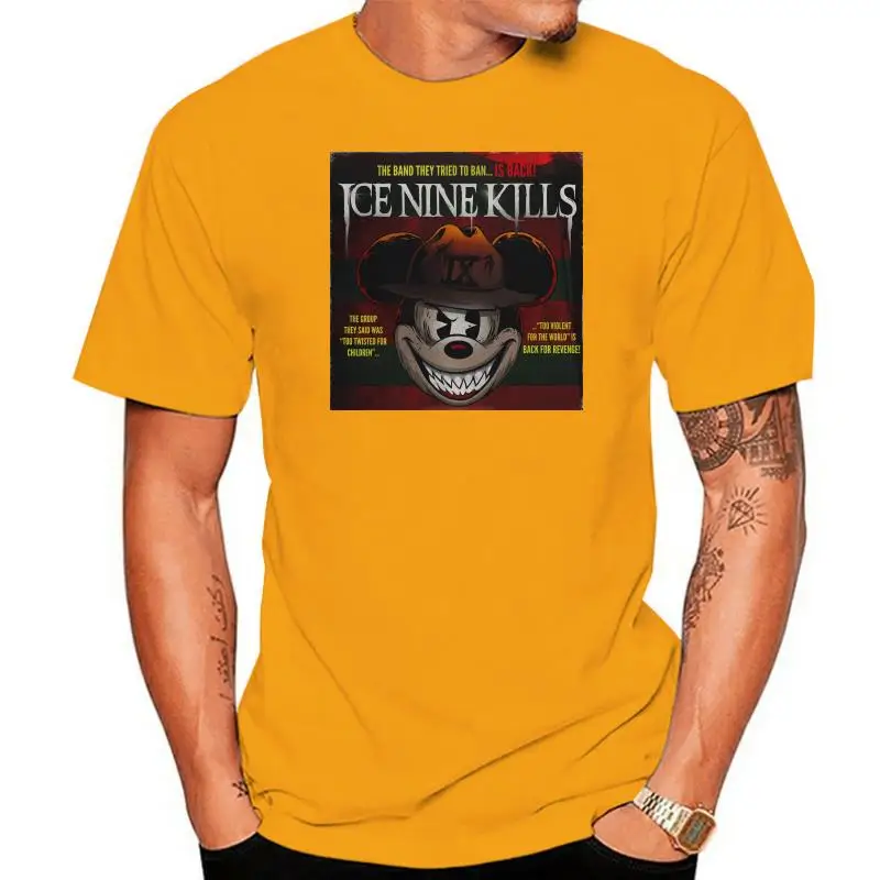 

Men Funy T-shirt ice nine scream kills ix tour 2022 is back rtv tshirs Women T Shirt