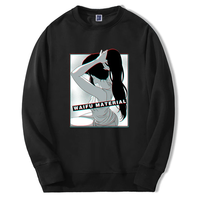 

Hentai Anime Gril Print Graphic Hoodies For Adult Hentai Sweatshirt Men women Round Neck Long Sleeve New Hoody Hentai Sudaderas