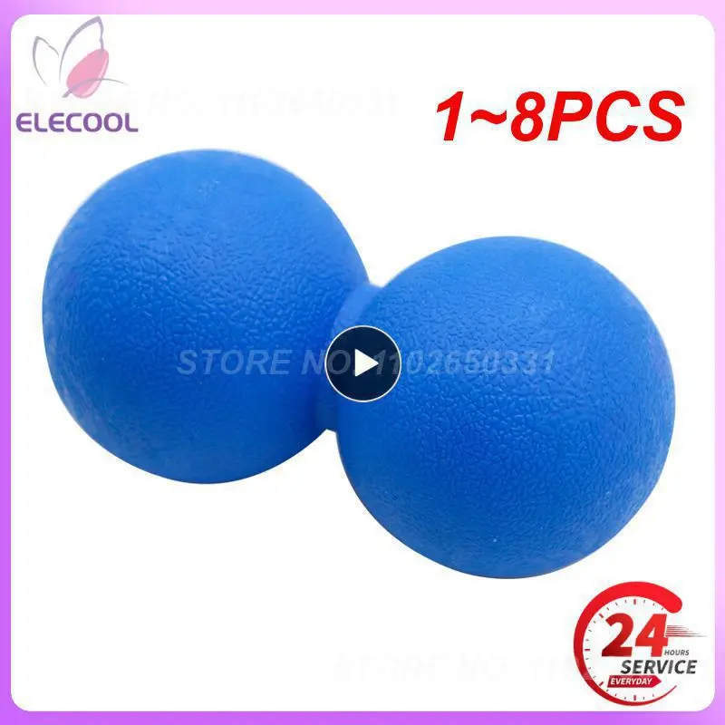 

1~8PCS Fascia Ball Lacrosse Muscle Relaxation Exercise Sports Fitness Yoga Peanut Massage Ball Trigger Point Stress Pain Relief