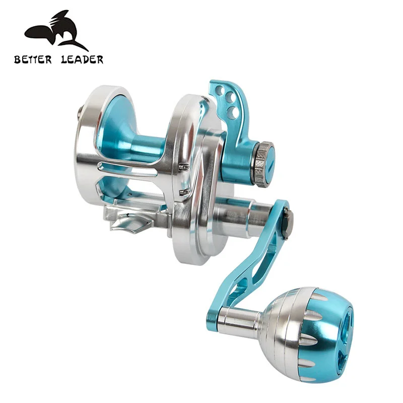 

2022 New Jigging Reel 1000-5000 Series Aluminum CNC Fishing Reel Max Drag 35kg 6.3:1 9BB+2RB Saltwater Fishing Coil Casting Reel