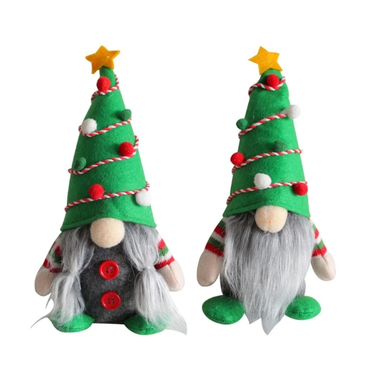 

Рождественские гномы, плюшевые украшения, Рождественский Декор ручной работы, подвесные гномы, Декор