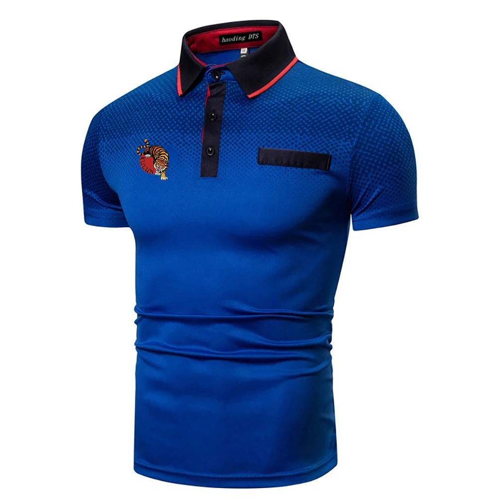 

Personality Prined and Fashion Short Sleeve Business Polo Shirt