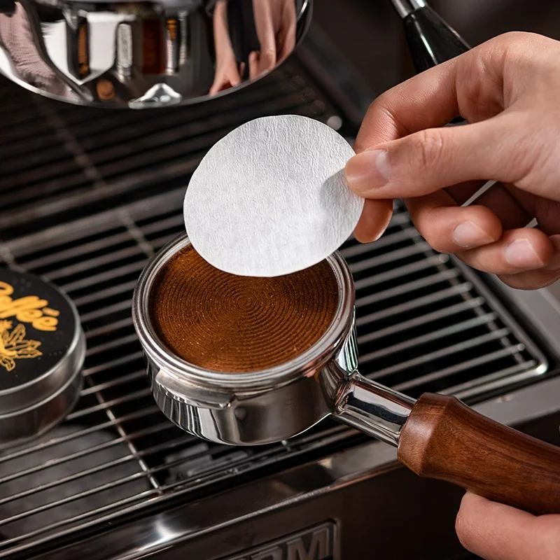 Pot Round Filter Paper Handle Powder Bowl Filter Paper Belt Storage Box
