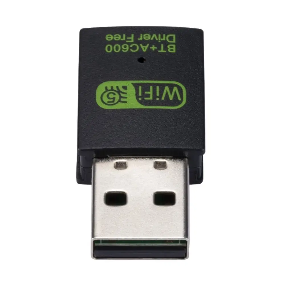 Фото Wi-Fi адаптер BT+AC600, сетевой приёмник WLAN, Wi-Fi донгл, сетевая карта, беспроводной Wi-Fi приёмник без драйверов №1
