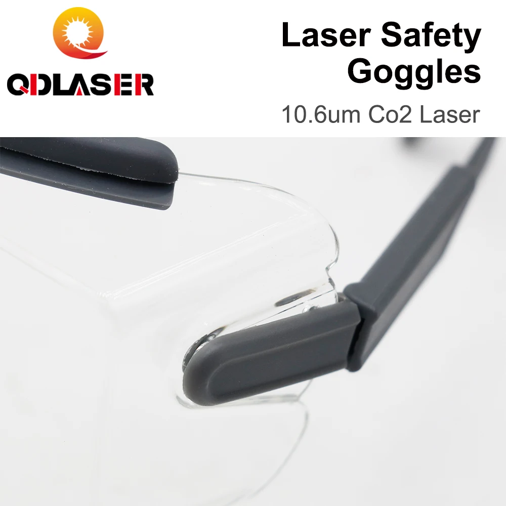 Фото Защитные очки QDLASER OD6+ для CO2-лазера 10600 нм 10,6 мкм для лазерной гравировки и резки, сертификат CE №5