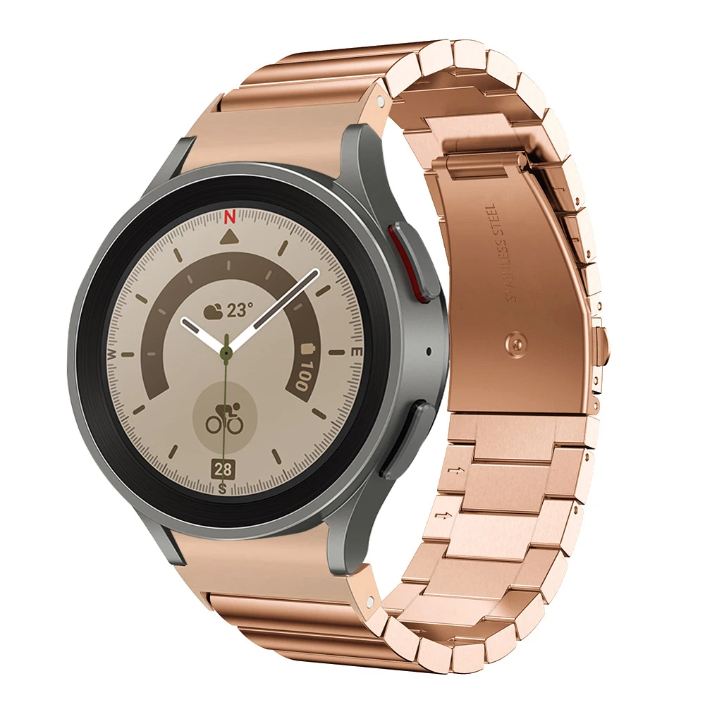 

Link Bracelet for Galaxy Watch 4 5 Band 40mm 44mm no gaps Metal Strap for Galaxy Watch 5 pro 45mm/4 Classic 42mm 46mm Correa